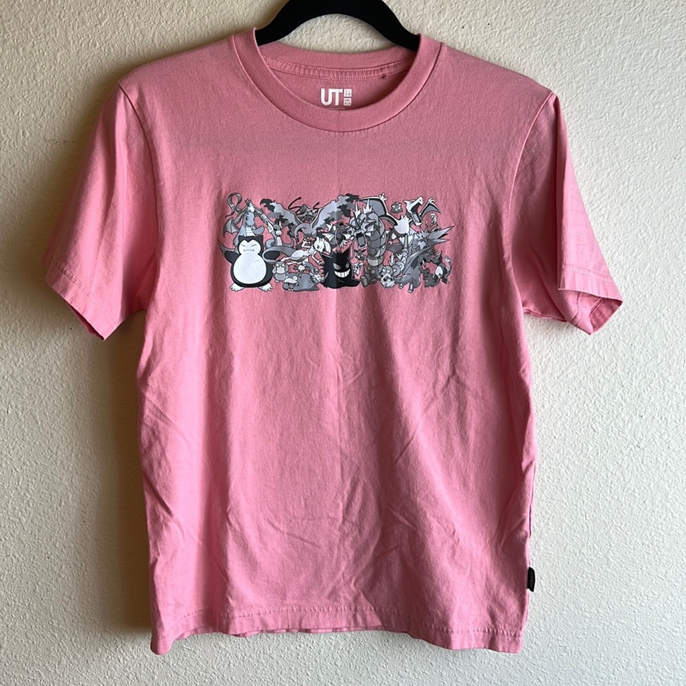 UNIQLO Pokémon Double-Sided Indigo League Pokemon Graphic T-shirt Men’s Size XS